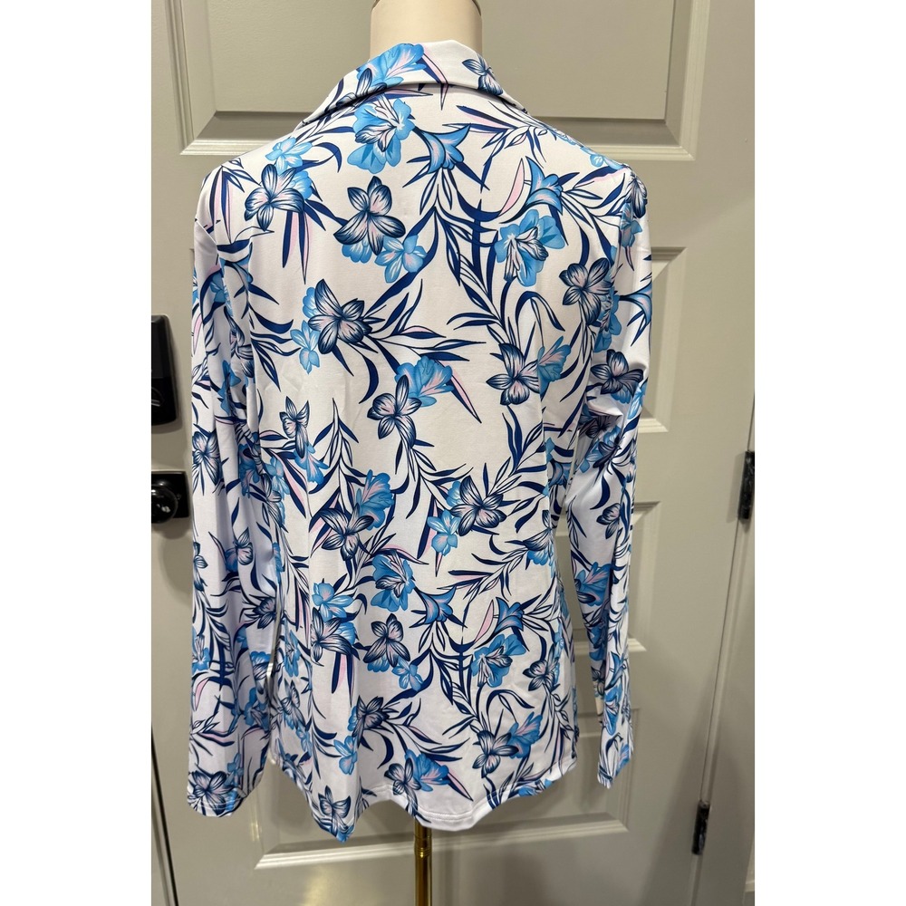 GGOV‎ Women's Golf Polo Shirt UPF 50+ Sun Protection Quick Dry XL - Picture 3 of 8